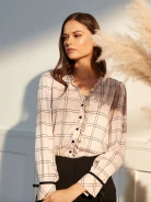 CHECKERED BLOUSE