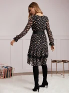 FLORAL PATTERN MIDI DRESS