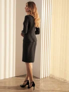 MATCHING SKIRT WITH GEOMETRIC PATTERN