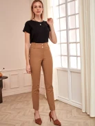 BLACK BLOUSE WITH SEQUIN EMBELLISHMENTS
