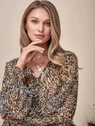BLOUSE WITH GOLD BUTTONS