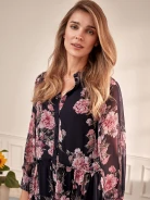ROMANTYCZNA SUKIENKA BOHO Z FALBANAMI