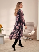 ROMANTYCZNA SUKIENKA BOHO Z FALBANAMI
