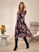 ROMANTYCZNA SUKIENKA BOHO Z FALBANAMI