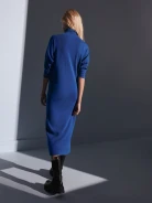 BLUE KNITTED DRESS