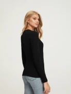 Black cotton blouse