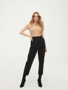 Black high-waisted pants