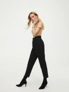 Black high-waisted pants
