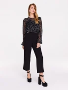 Black high-waisted pants