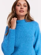 Turquoise loose knit sweater