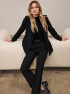 Soft black viscose jacket