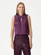 Elegant burgundy blouse