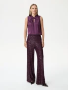 Elegant burgundy blouse