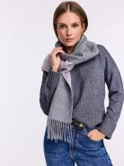 Gray sweater with wool and cashmere