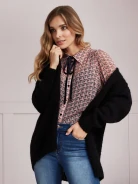 BLOUSE WITH BINDING AT THE NECK