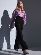 Wide suit trousers