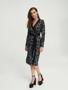 Envelope floral dress