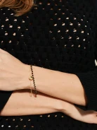 BRACELET WITH A ROSETTE