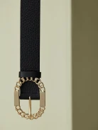 BELT WITH DECORATIVE BUCKLE