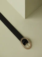 BELT WITH DECORATIVE BUCKLE