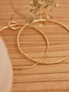 LARGE CIRCLE EARRINGS