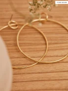 LARGE CIRCLE EARRINGS