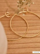 LARGE CIRCLE EARRINGS