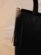 SHOPPER BAG WITH TASSELS