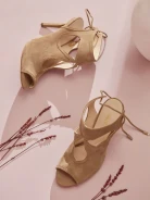 BEIGE STILETTO BOOTS