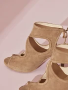 BEIGE STILETTO BOOTS
