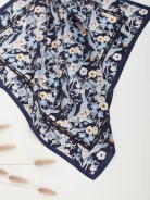 SILK FLORAL GAVROCHE