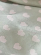 SILK GAVROCHE IN HEARTS
