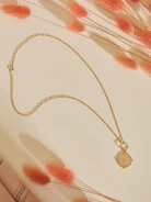 GOLD-PLATED COIN NECKLACE