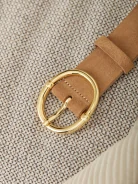 BROWN SUEDE BELT