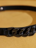 BLACK BELT WITH CHAIN