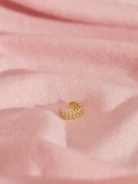 GOLD-PLATED RING WITH CHAIN MOTIF