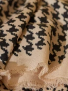 SHAWL IN BLACK AND WHITE PEPIT
