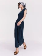 Silk gavroshka with abstract patterns