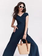 Cream sunglasses with rectangular frames