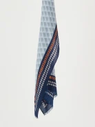 Natural blue scarf