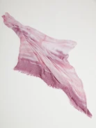 Scarf in pink shades