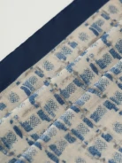 Navy blue viscose scarf