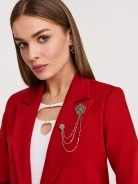 Beaded brooch