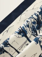 Silk scarf in regular pattern
