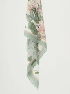 Silk gavroche in pastel colors