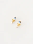 Starfish pendant earrings