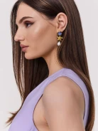 Starfish pendant earrings