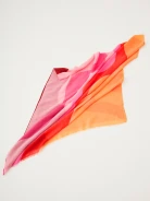 Colorful patterned viscose shawl
