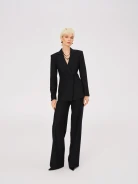 Elegant black jacket with sequin detail