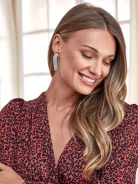 SPARKLING EARRINGS WITH STONES